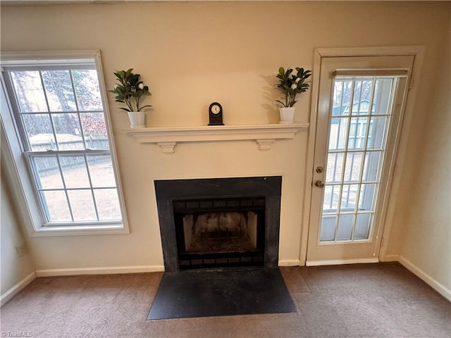 interior details featuring carpet