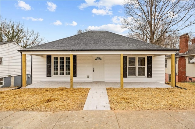 view of front of home