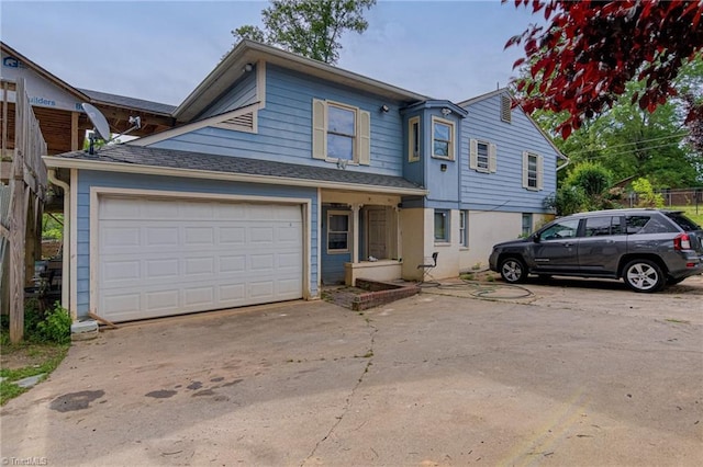 1401 Bretton St, Winston-Salem, NC 27105 - view of front of house featuring concrete driveway and a garage