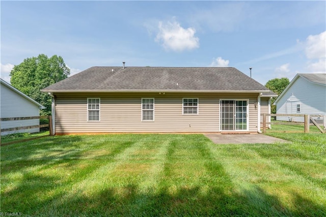 125 Haven Grove Trl, Clemmons, NC 27012 - rear view of house with a patio