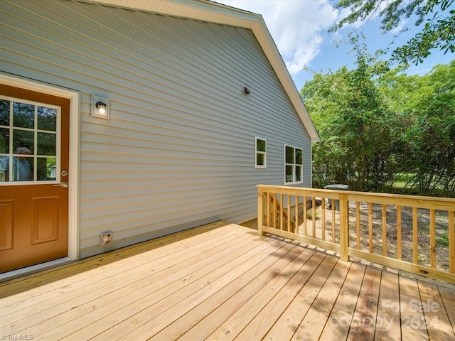 view of deck