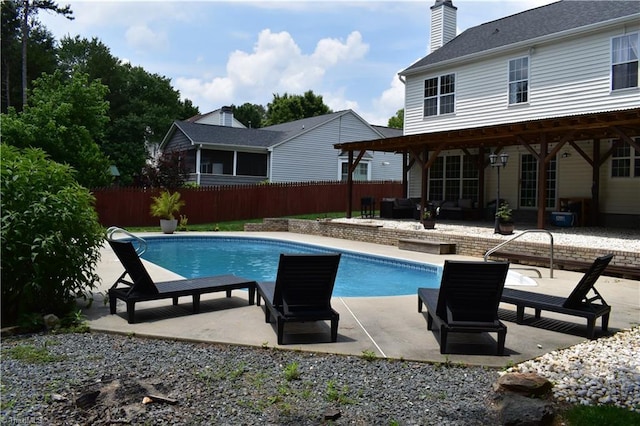 1030 Still Point Dr, Winston-Salem, NC 27103 - view of swimming pool featuring a patio area