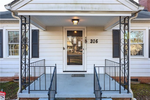 view of property entrance