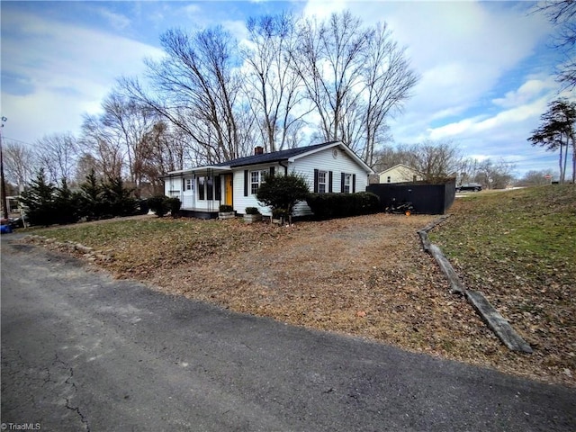 view of ranch-style home