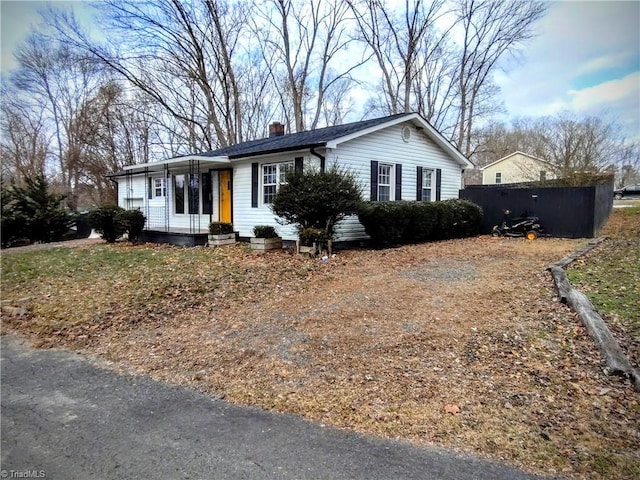 view of ranch-style home