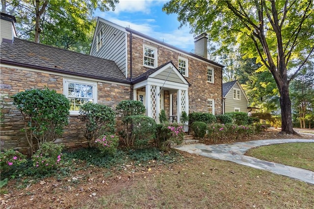 view of front of home