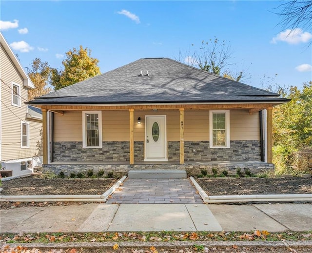 view of front of house with a porch