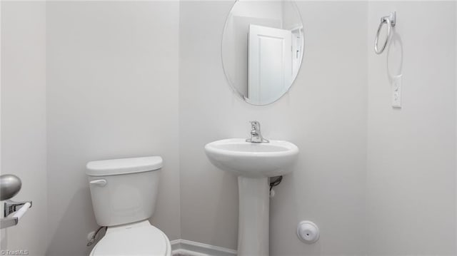 1914 Frost Dr, Haw River, NC 27258 - bathroom with toilet and a sink