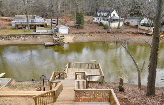 277 Sunset Blvd, Lexington, NC 27292 - view of dock with a water view