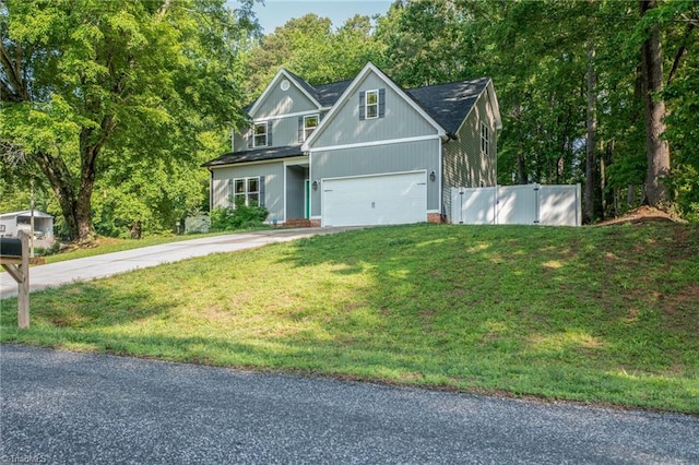 385 Apache Dr, Winston-Salem, NC 27107 - traditional home featuring concrete driveway and a garage