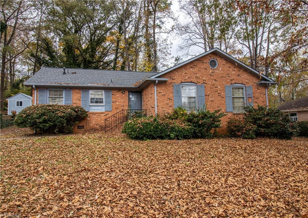 view of ranch-style home