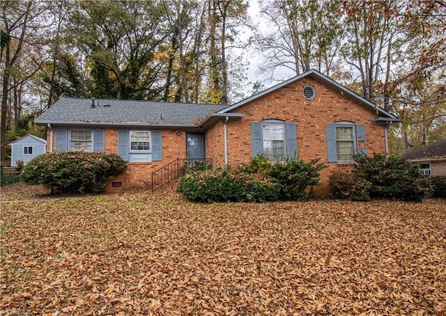 view of ranch-style home