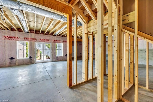 misc room featuring concrete flooring