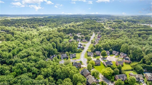 221 Oakmont Park Ct, Kernersville, NC 27284 - aerial view of residential area featuring a forest