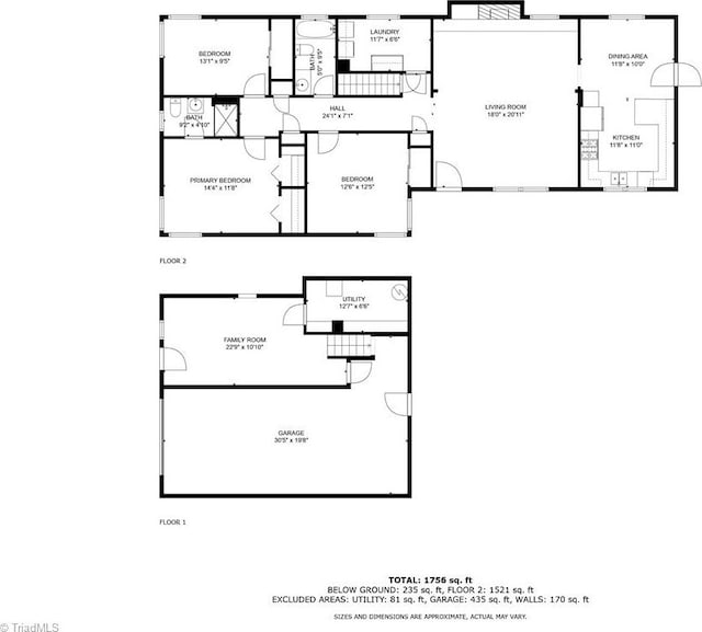2025 Pope Rd, Winston-Salem, NC 27127 - home floor plan