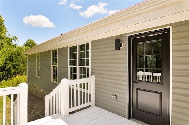 6376 Welborn Rd, Trinity, NC 27370 - view of wooden deck