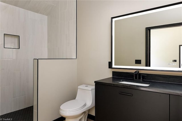 6376 Welborn Rd, Trinity, NC 27370 - bathroom featuring a walk in shower and vanity