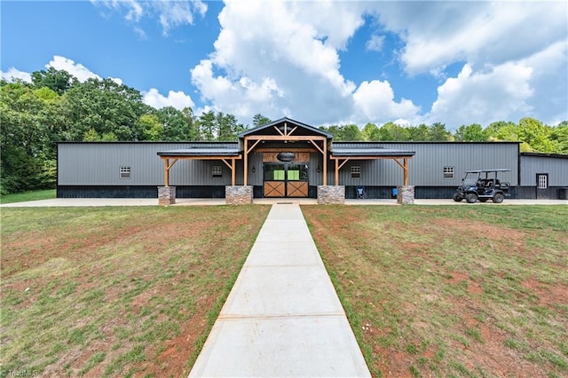 3289 Tobaccoville Rd, Tobaccoville, NC 27050 - view of front of home with an outdoor structure