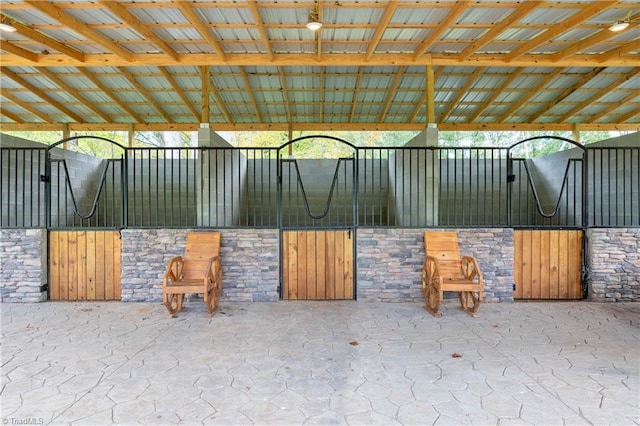 3289 Tobaccoville Rd, Tobaccoville, NC 27050 - view of horse barn