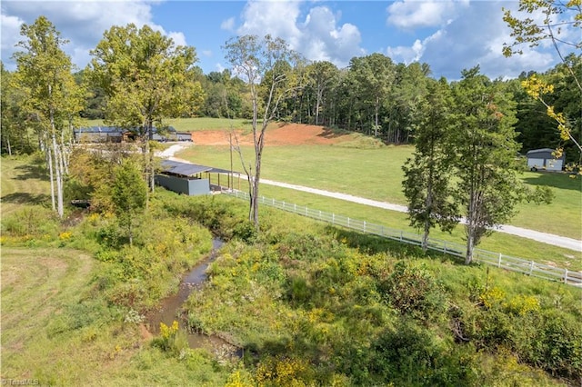 3289 Tobaccoville Rd, Tobaccoville, NC 27050 - view of community with a rural view, a yard, and fence