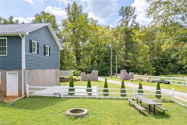 3289 Tobaccoville Rd, Tobaccoville, NC 27050 - view of yard with fence