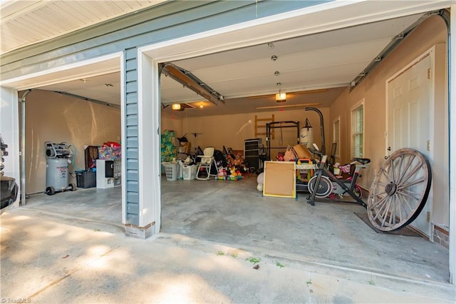 3289 Tobaccoville Rd, Tobaccoville, NC 27050 - garage with a garage door opener