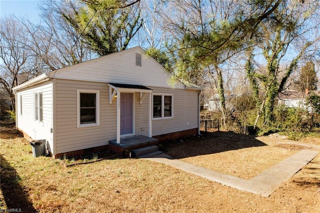 view of bungalow-style home