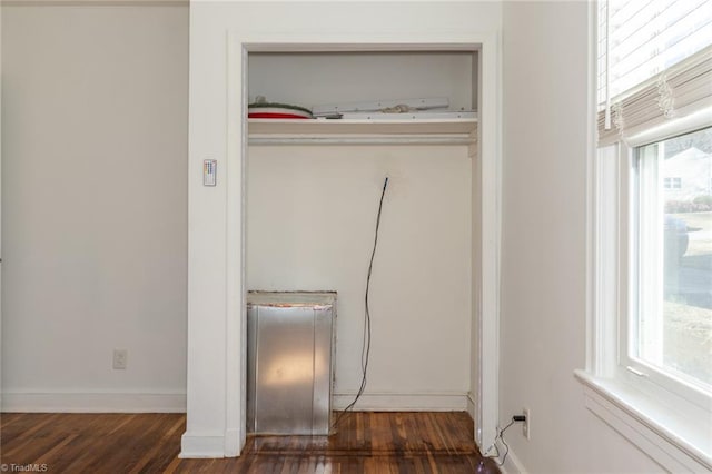 view of closet