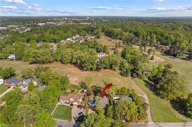 422 Wildwood Dr, Salisbury, NC 28146 - birds eye view of property featuring a forest view and a residential view
