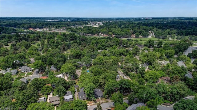 809 Simpson St, Greensboro, NC 27401 - aerial view of a heavily wooded area