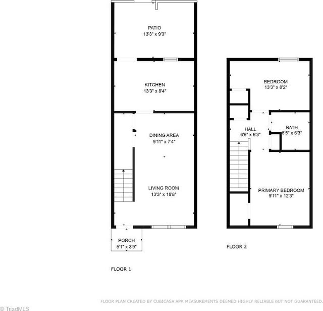 1929 Vantage Point Pl Unit F, Greensboro, NC 27407 - view of room layout