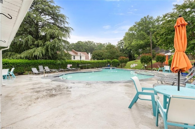 2704 Saint Johns Pl, Winston-Salem, NC 27106 - community pool featuring a patio