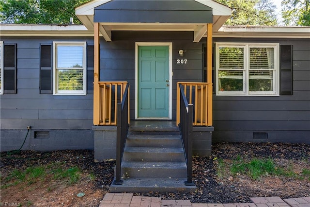 view of property entrance