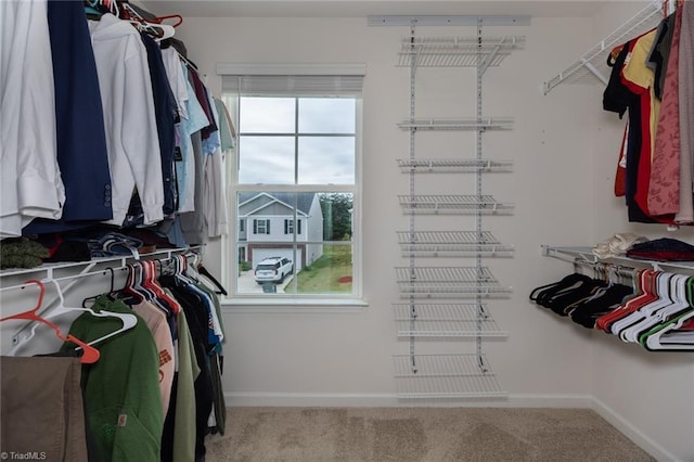 4628 Heatherly Rd, Winston-Salem, NC 27105 - walk in closet featuring carpet