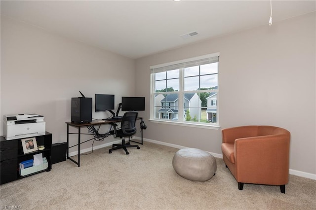 4628 Heatherly Rd, Winston-Salem, NC 27105 - home office featuring carpet flooring