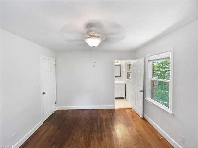 3230 High Cliffs Rd, Pfafftown, NC 27040 - unfurnished room with wood finished floors and ceiling fan