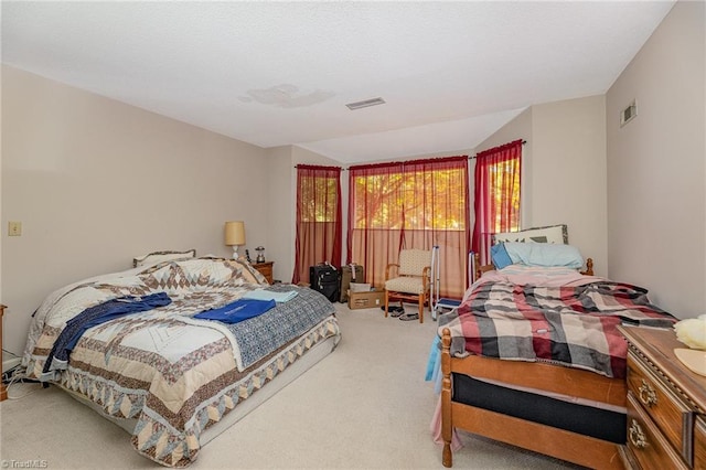 4680 Sherborne Dr, Pfafftown, NC 27040 - bedroom featuring carpet flooring and lofted ceiling