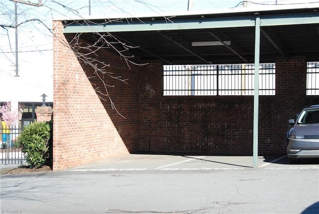 exterior space featuring fence