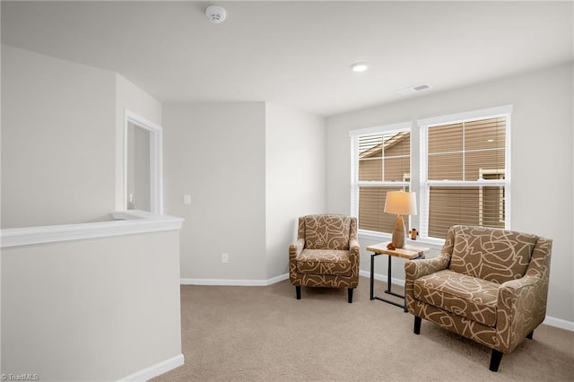 1230 Evelynnview Ln, Kernersville, NC 27284 - living area with carpet, baseboards, and recessed lighting