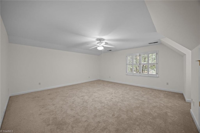 1400 Covered Wagon Rd, Mcleansville, NC 27301 - additional living space with carpet, a ceiling fan, and baseboards