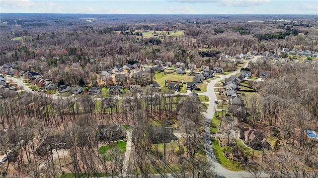 1400 Covered Wagon Rd, Mcleansville, NC 27301 - aerial view of property and surrounding area with nearby suburban area and a forest