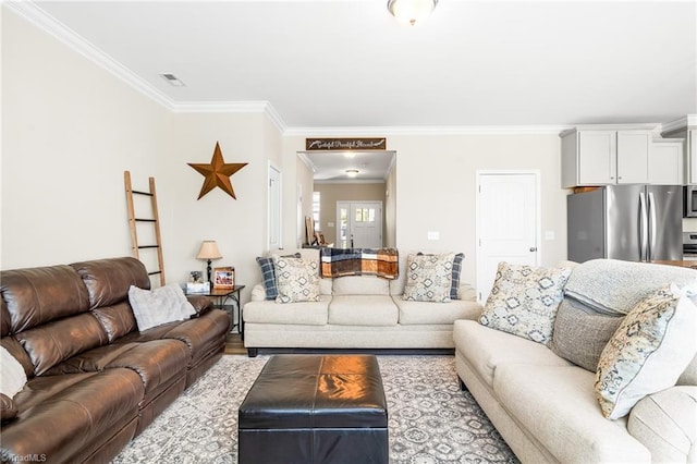 2177 Campbell Loop, Burlington, NC 27215 - living area with ornamental molding