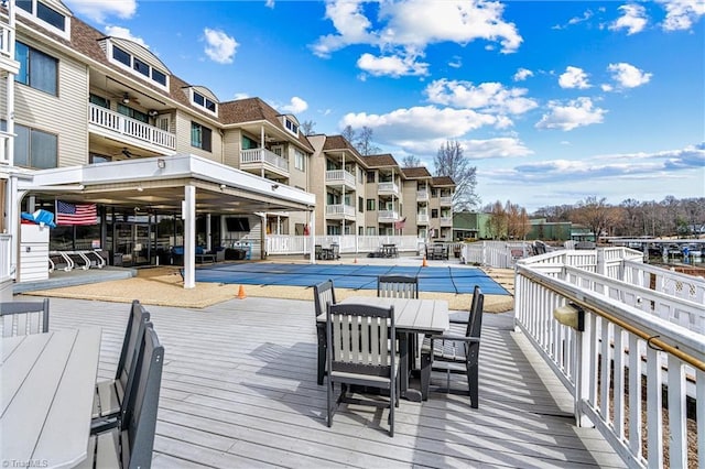 view of deck