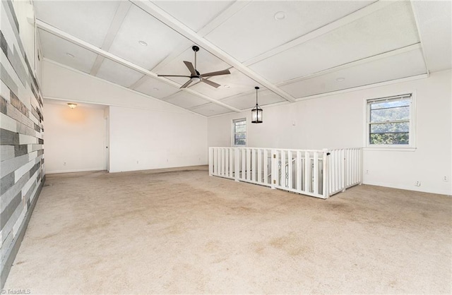 214 Whispering Creek Rd, King, NC 27021 - carpeted empty room featuring plenty of natural light and ceiling fan