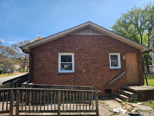 218 Huffman St, Greensboro, NC 27401 - view of side of property with brick siding