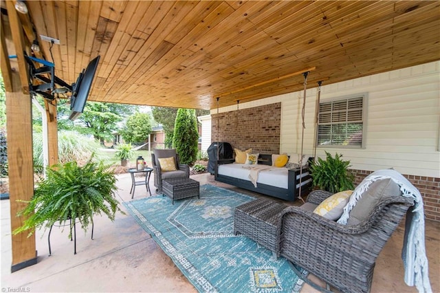 795 Morris Rd, Winston-Salem, NC 27101 - view of patio / terrace with an outdoor living space