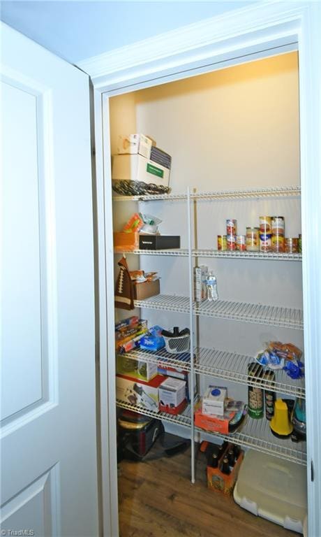 view of pantry