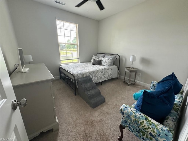 107 Saddlebrook Dr, Advance, NC 27006 - bedroom with carpet floors and a ceiling fan