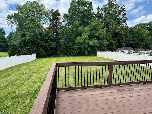 107 Saddlebrook Dr, Advance, NC 27006 - view of wooden deck