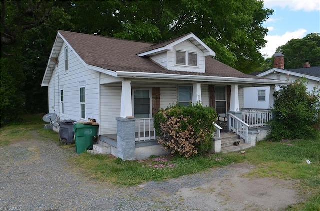 2706 W English Rd, High Point, NC 27262 - bungalow-style house with covered porch and roof with shingles